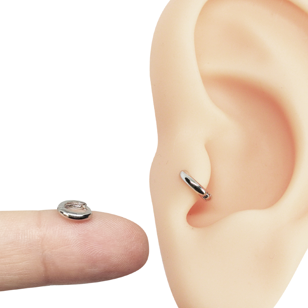 piercing argola com zircônia