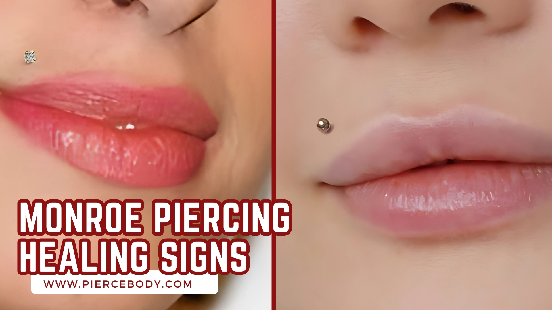 Diferenças entre Piercing Monroe e Madonna