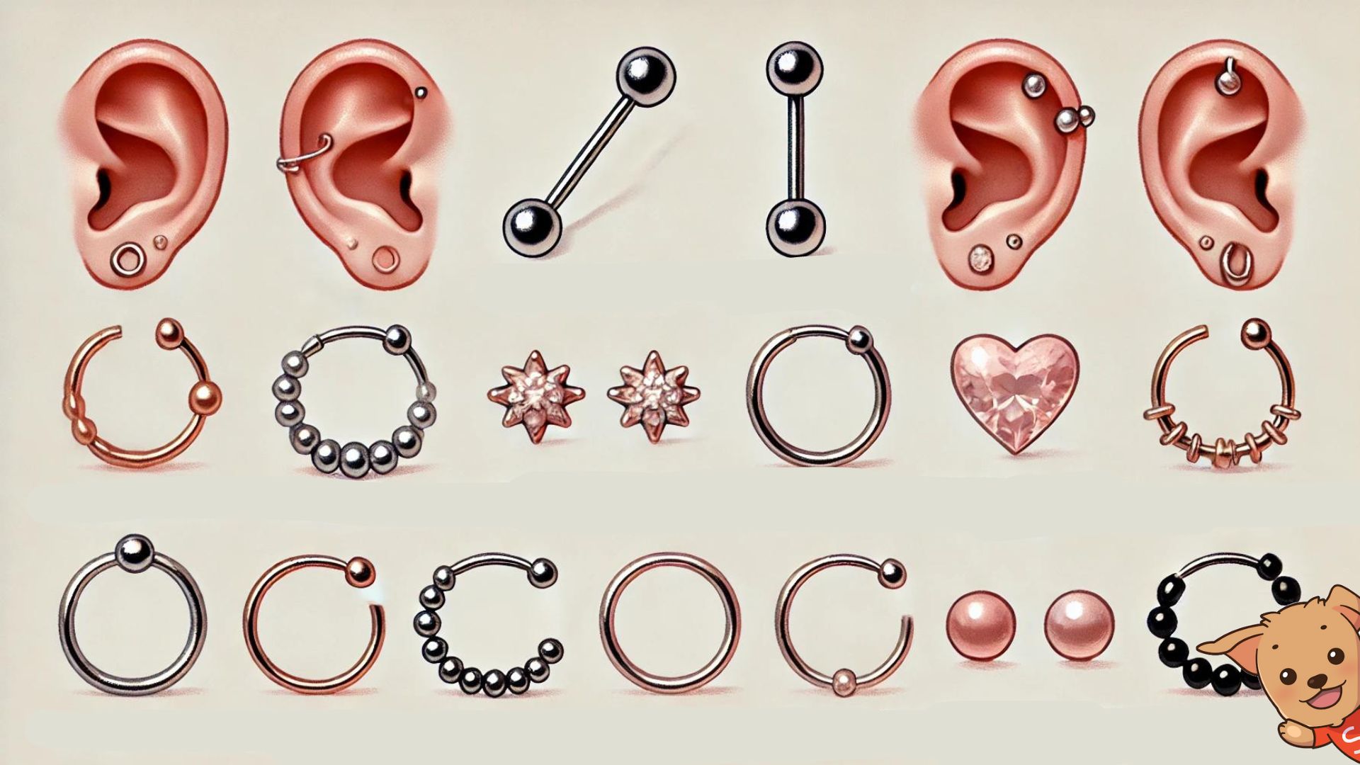 O processo de cicatrização do Anti-eyebrow piercing