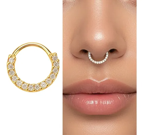 cicatrização piercing septo