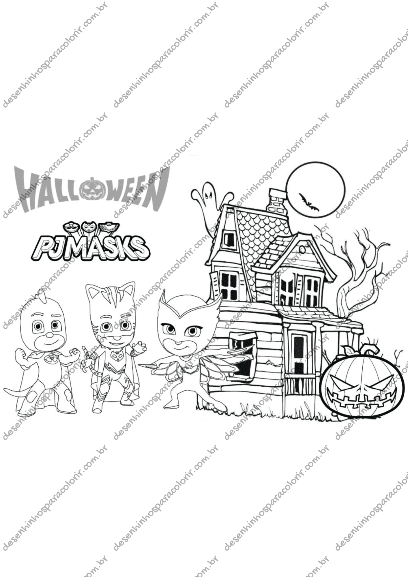 desenhos pj mask para imprimir grátis