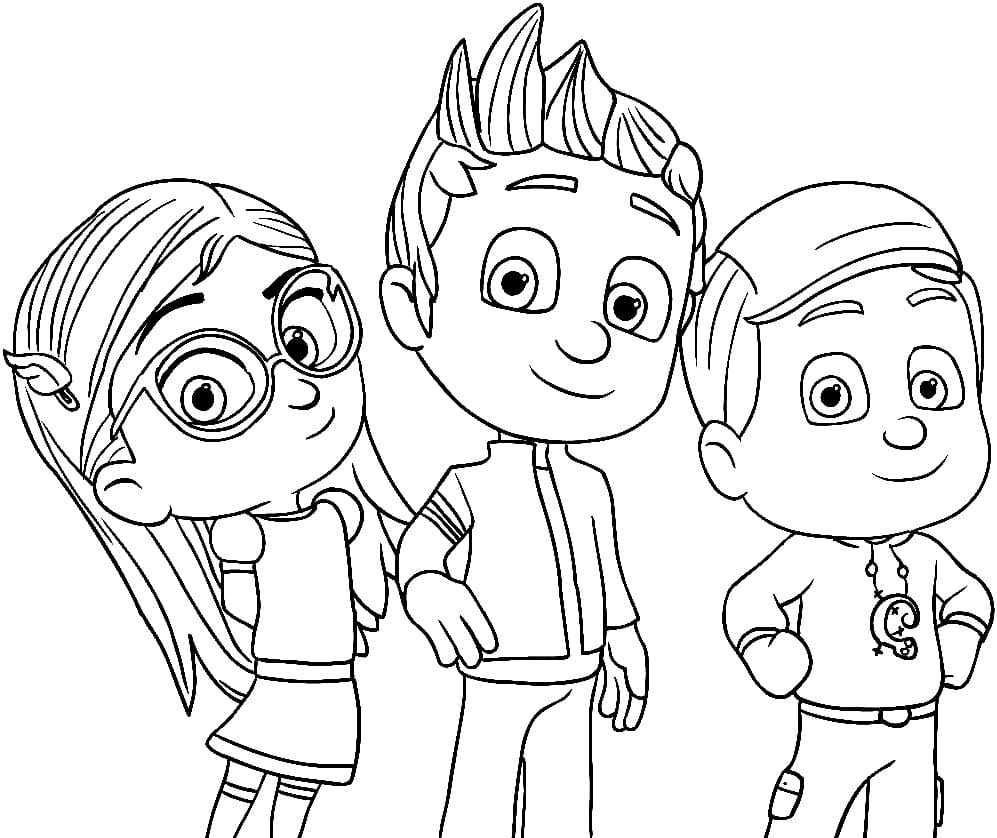 como imprimir desenhos pj masks em casa