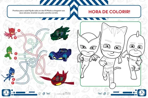 custo de livros de colorir pj masks