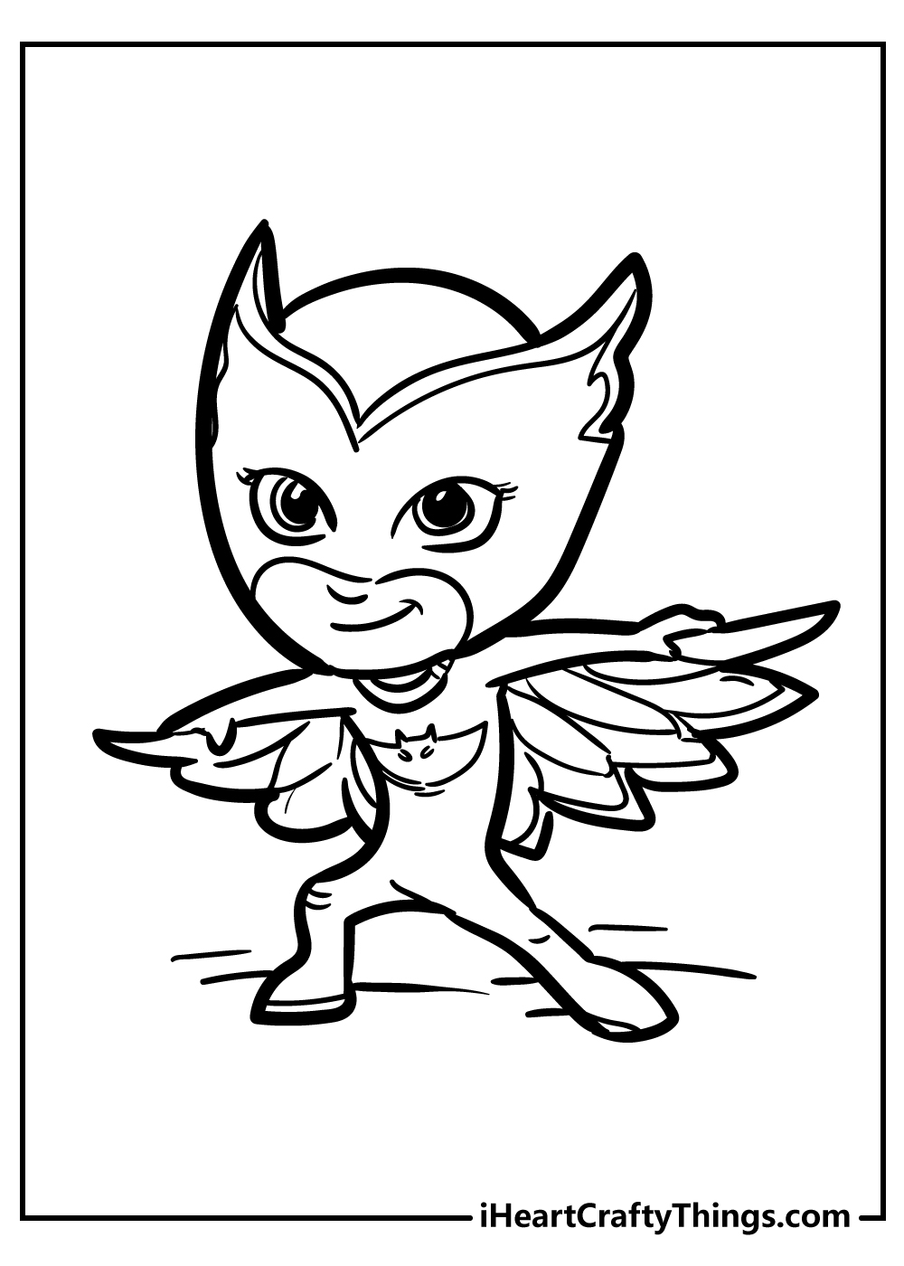 como imprimir desenhos pj masks em casa