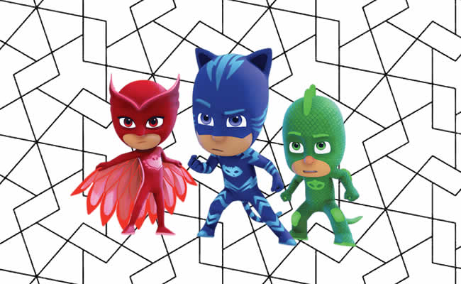 atividade infantil pj masks