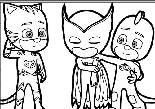 moldes pj masks para festa