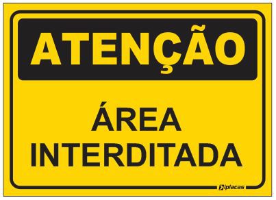 placa acesso restrito