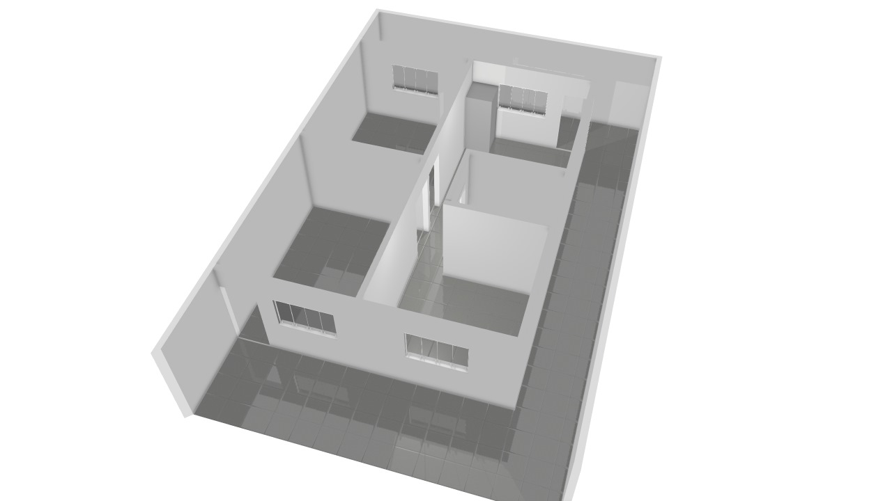 planta 3d arquitetura