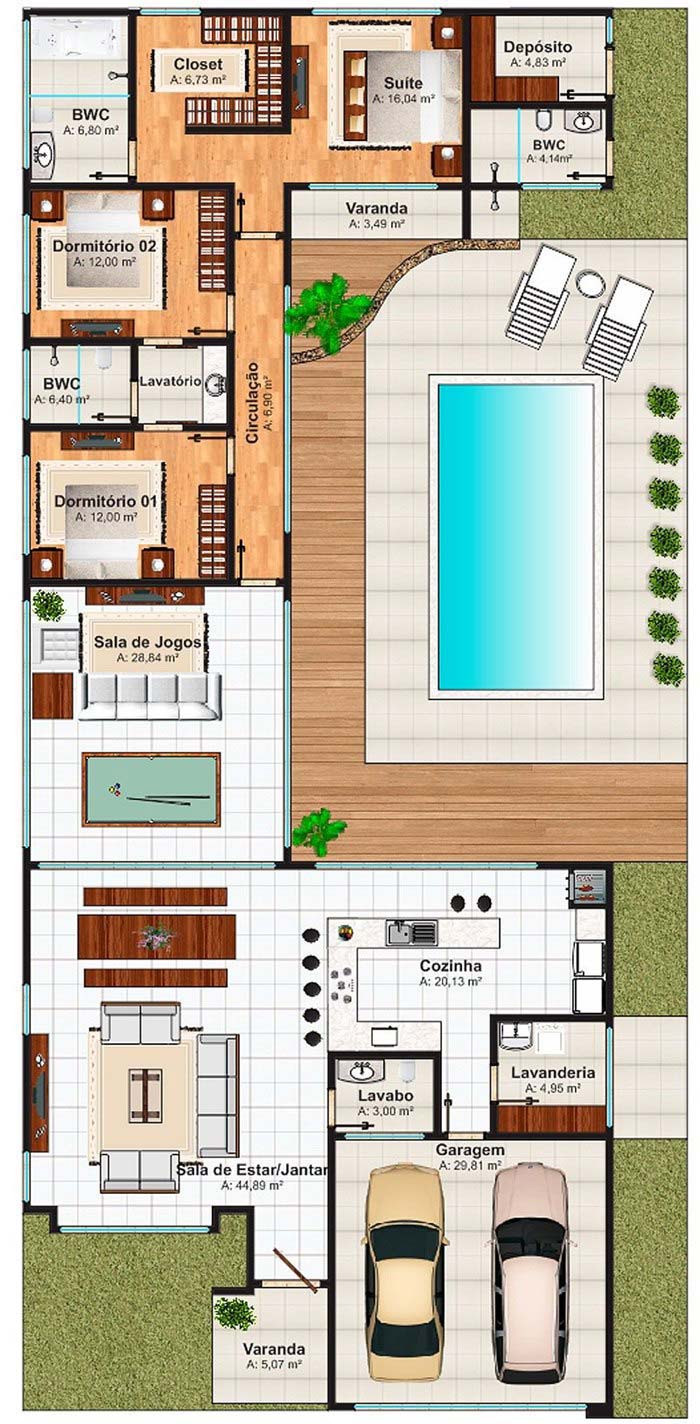 casas 3 quartos sobrado
