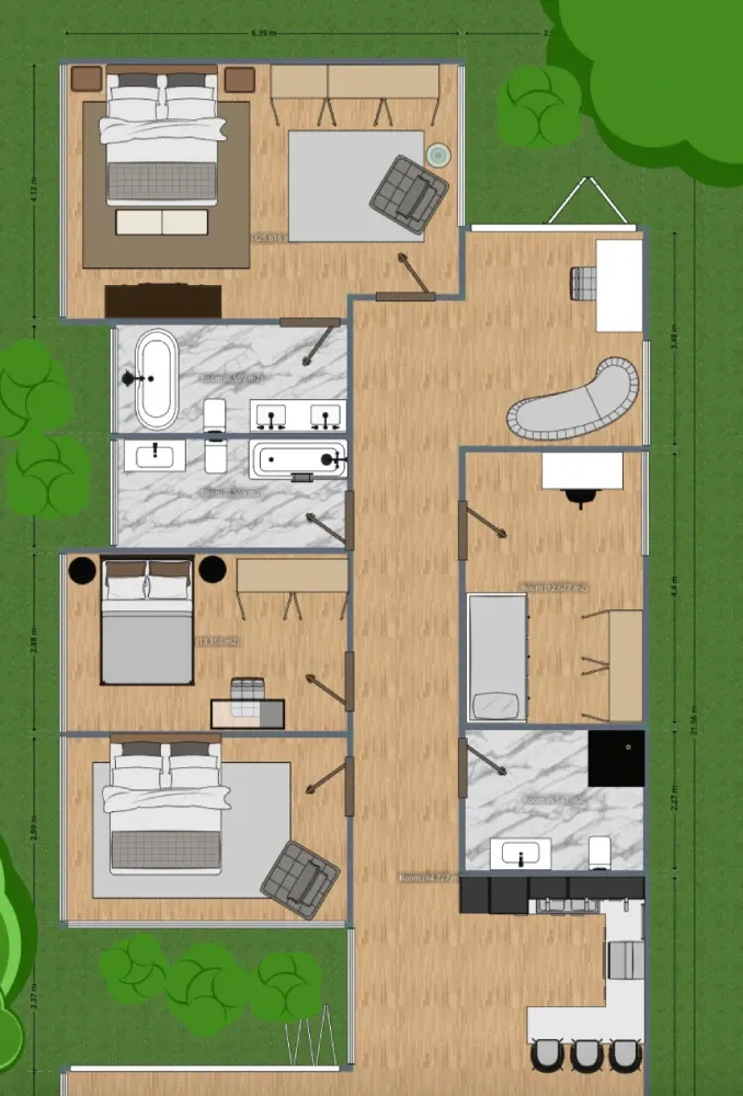 projetos de casas térreas 4 quartos para campo