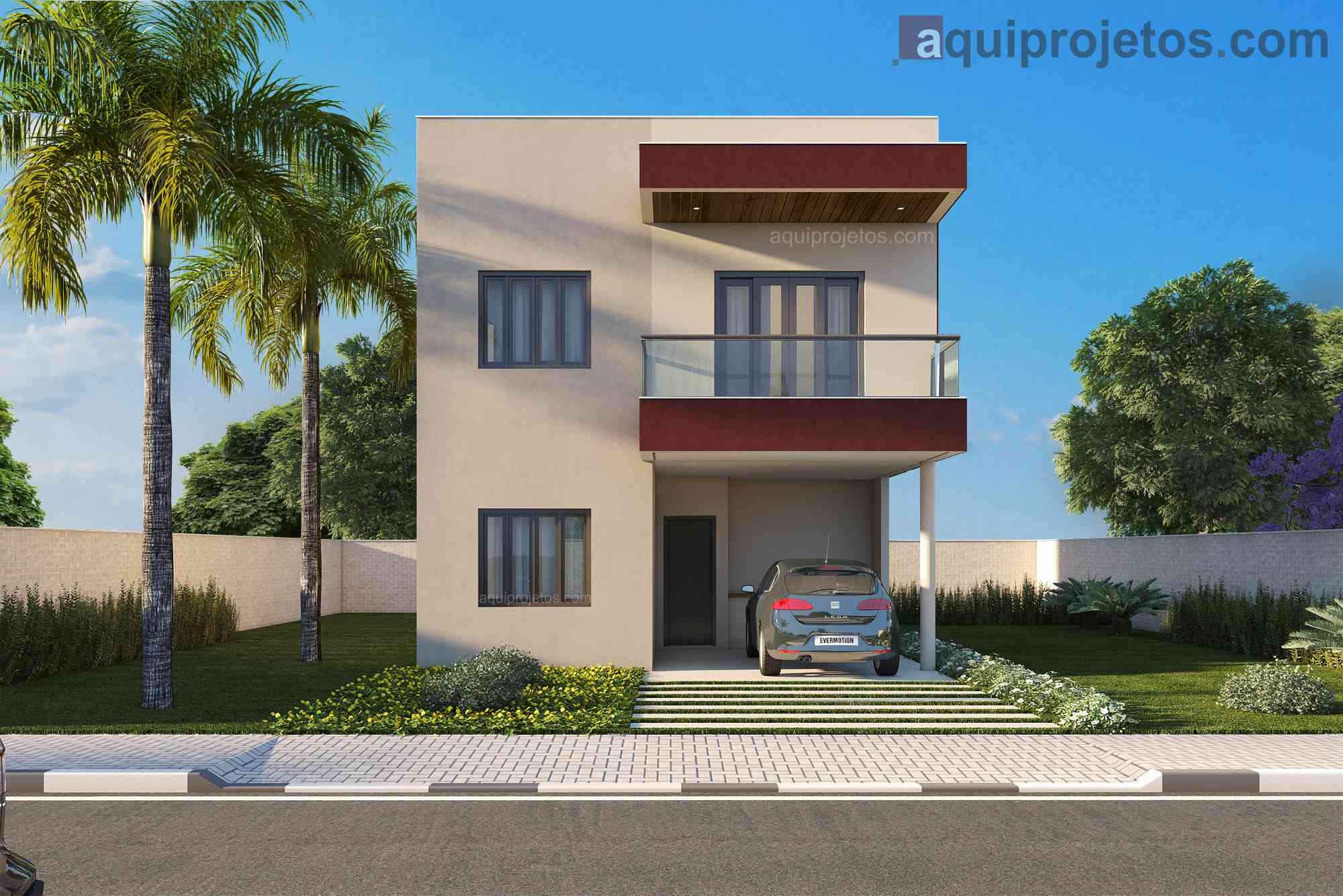 modelos de casas de campo com 4 quartos e economia de projeto