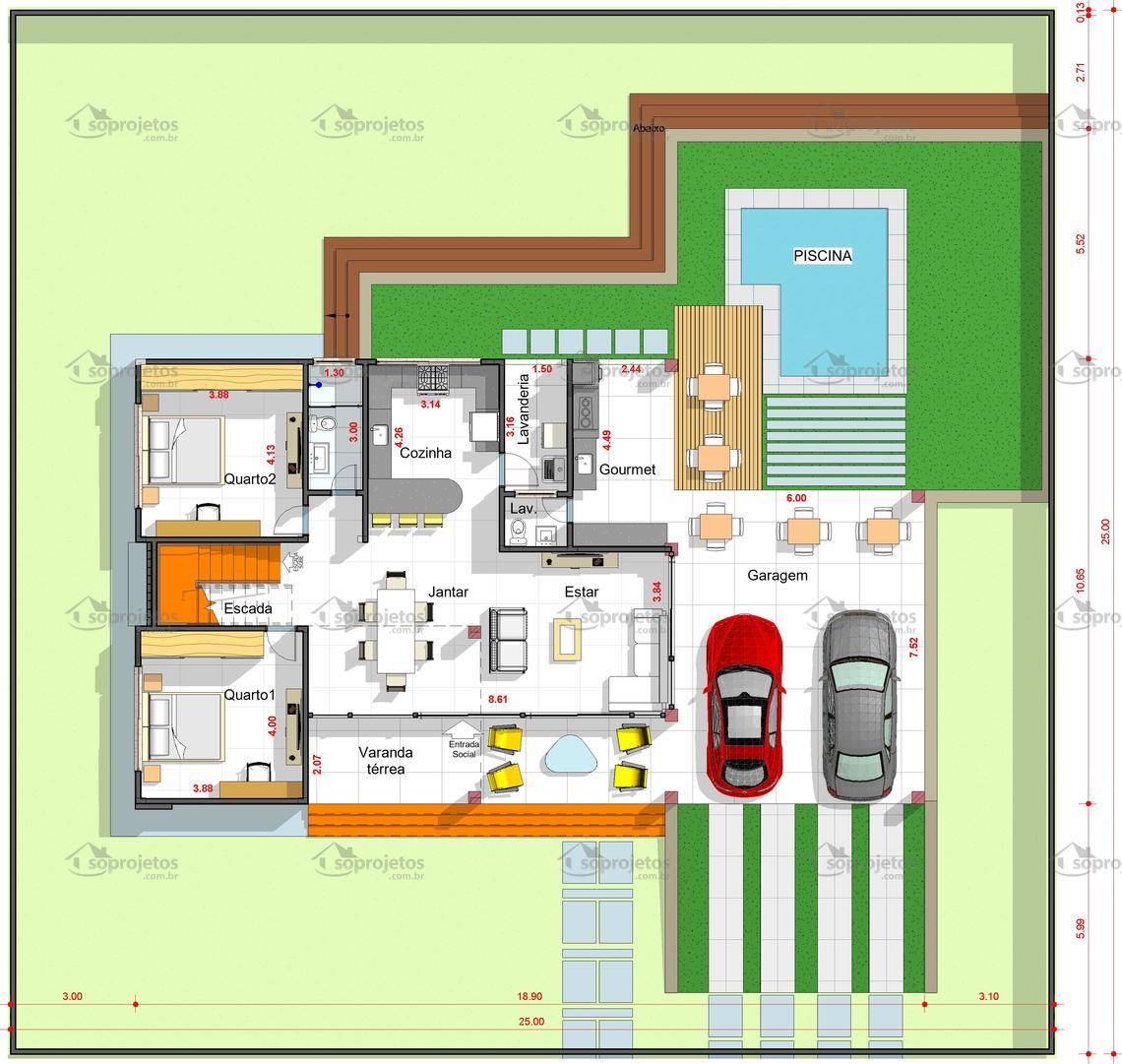 casas de fazenda com 4 quartos e closet