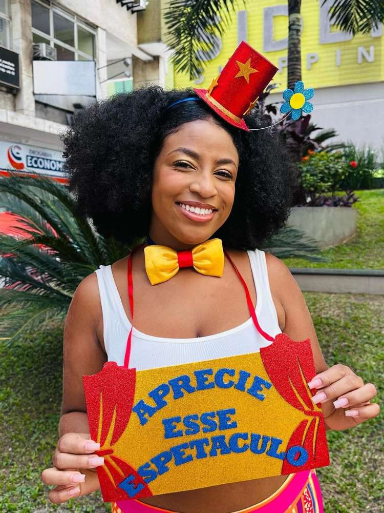 plaquinha de carnaval