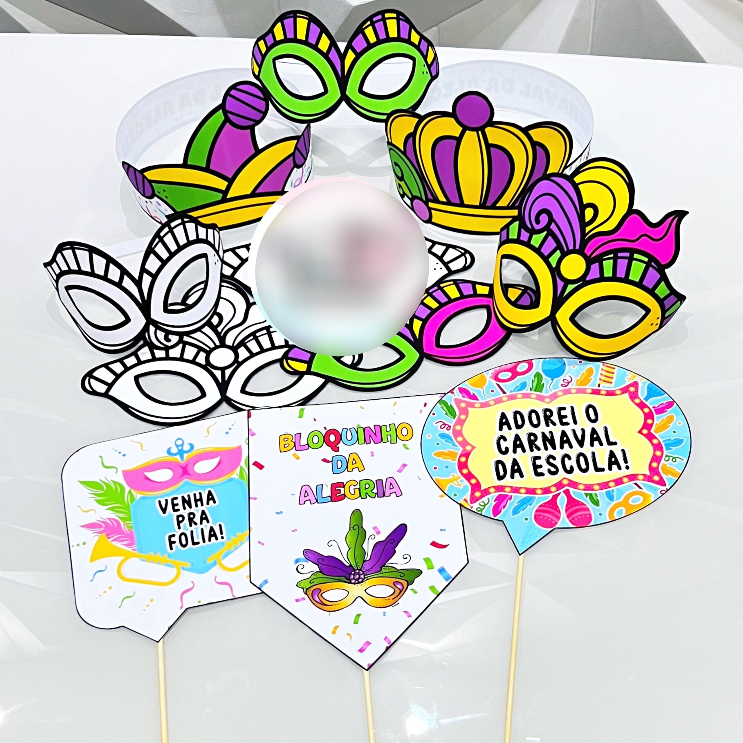 plaquinha de carnaval vs fantasia completa