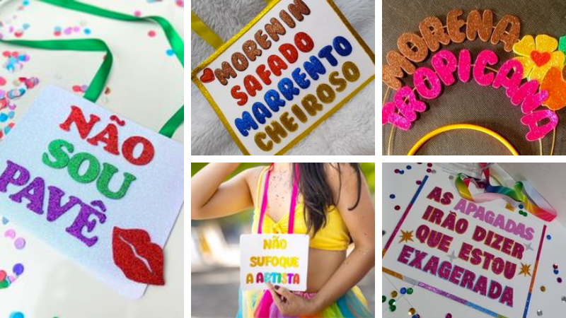 quanto custa fazer plaquinha de carnaval