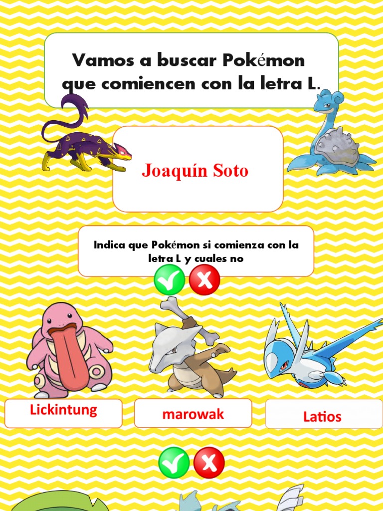 pokemons que começam com L