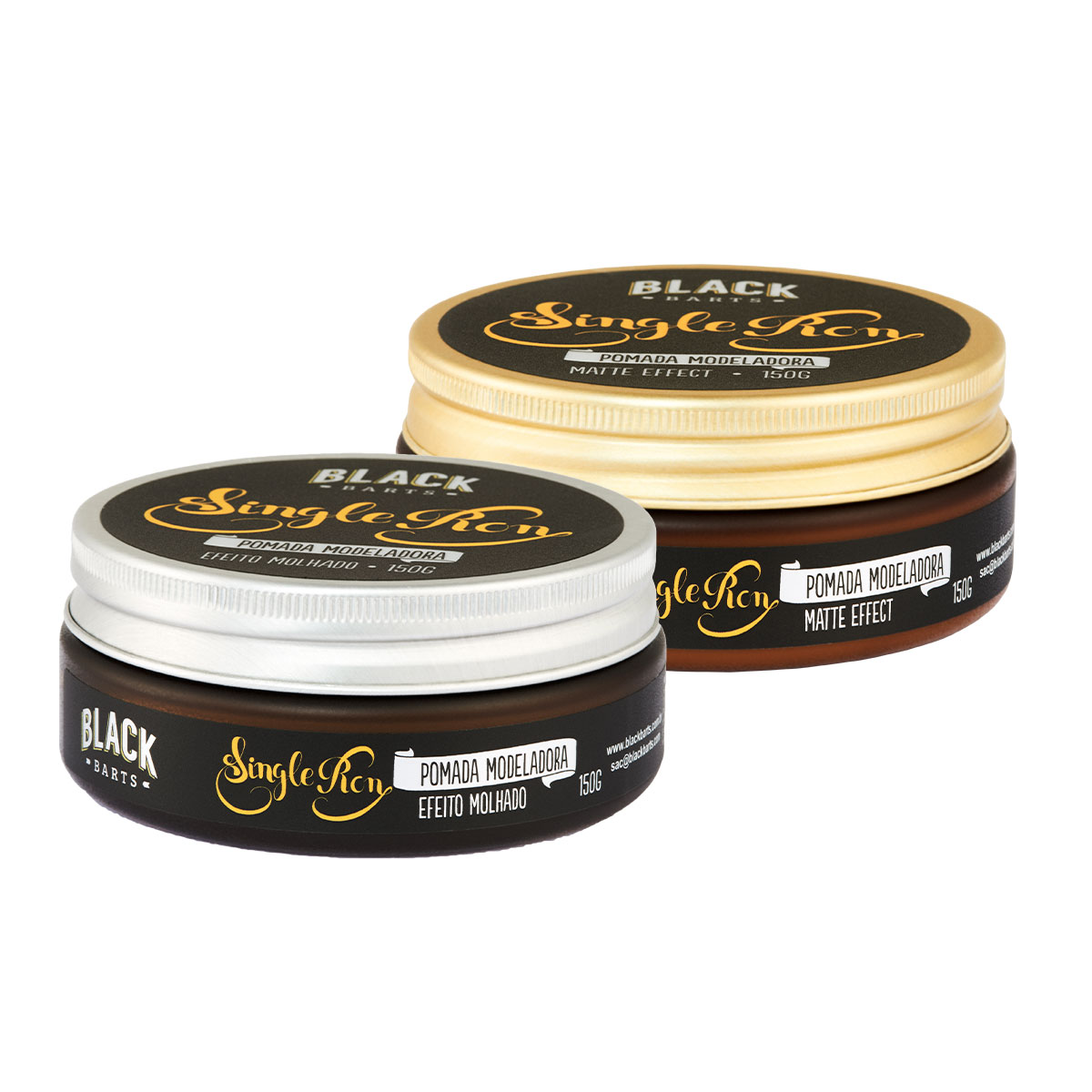 pomada efeito mate ou cera para cabelo