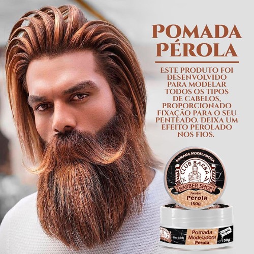 pomada para barba fosca