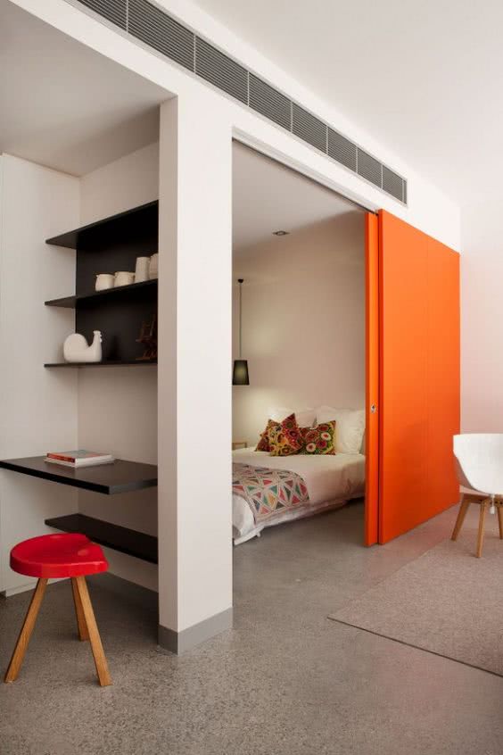 porta de correr para quarto casal