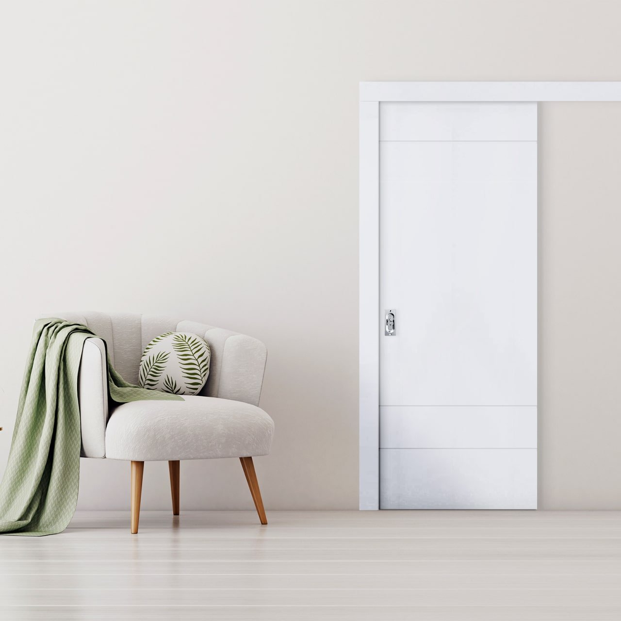 porta de correr para quarto de solteiro