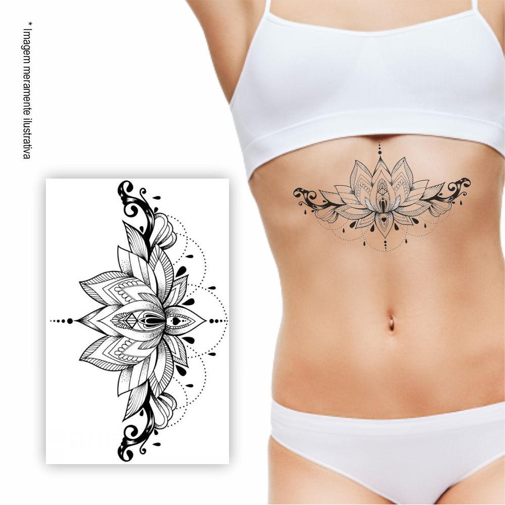 preço tatuagem peito feminina pequena