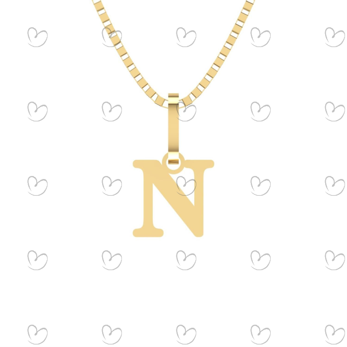 presentes de luxo com a letra N