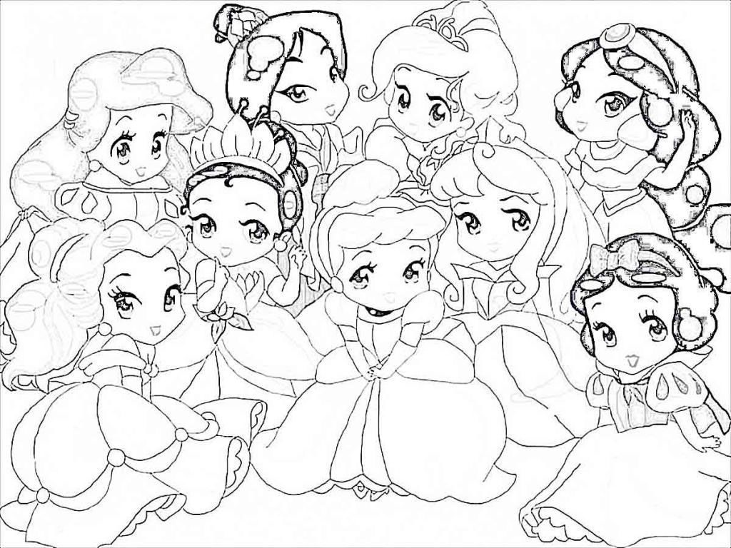 princesa da disney para colorir