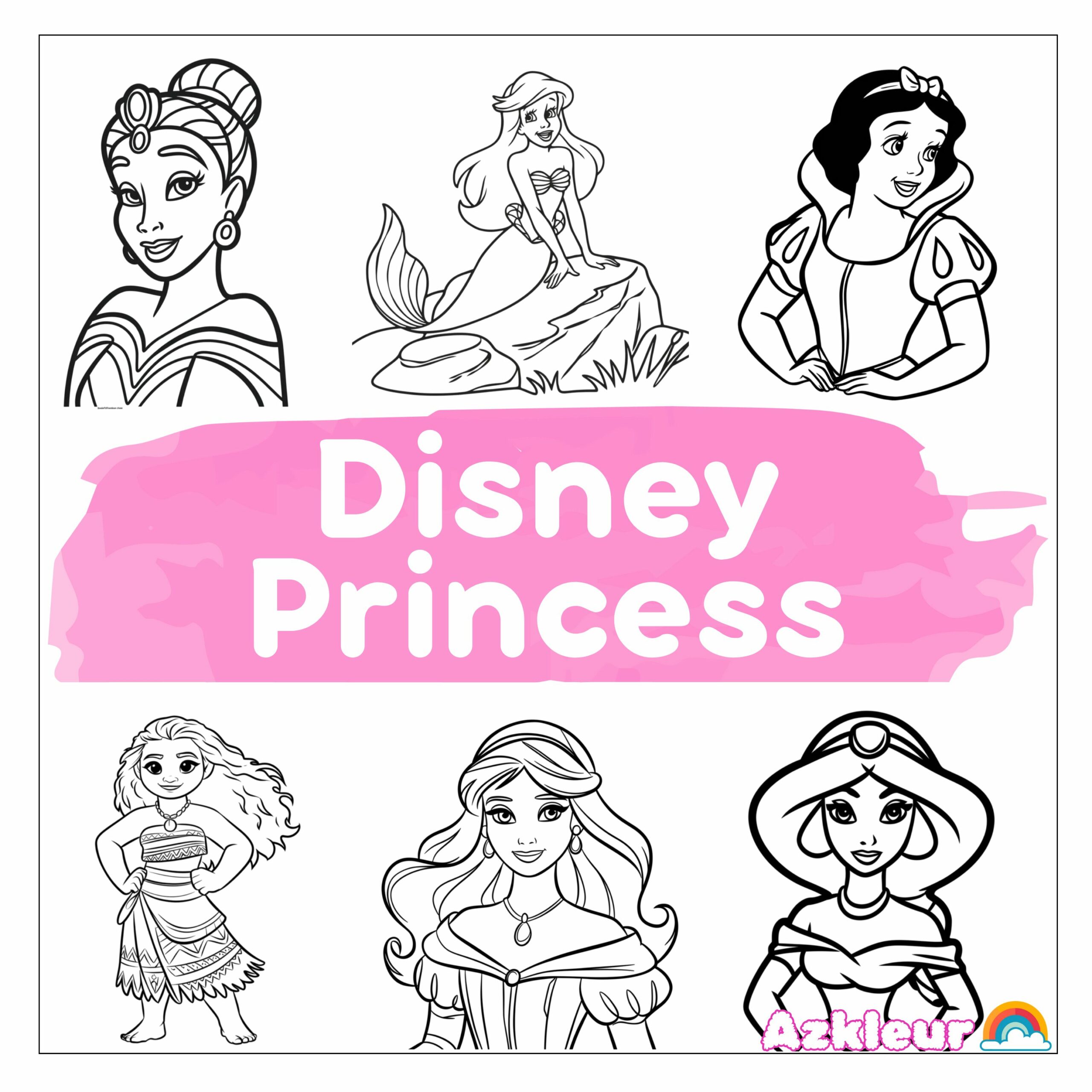 erros comuns ao colorir princesas disney