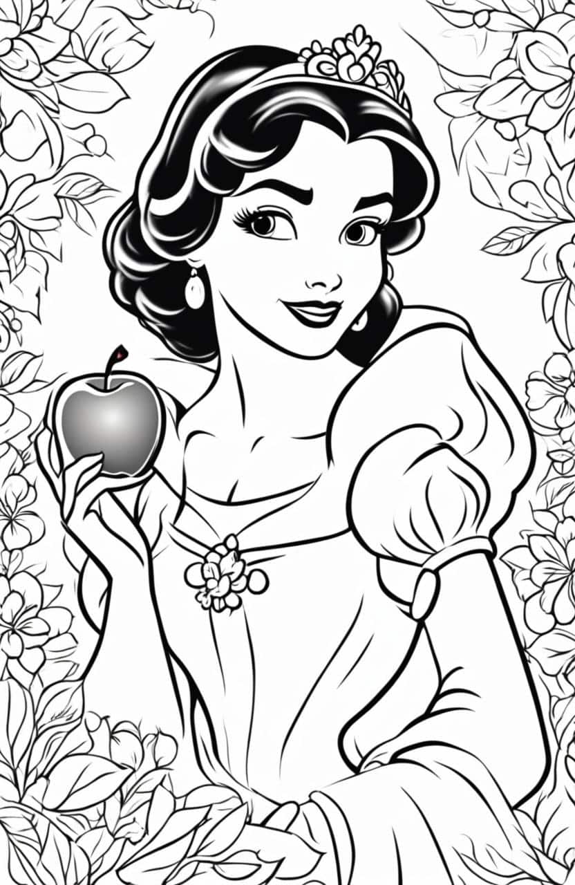 erros comuns ao colorir princesas disney