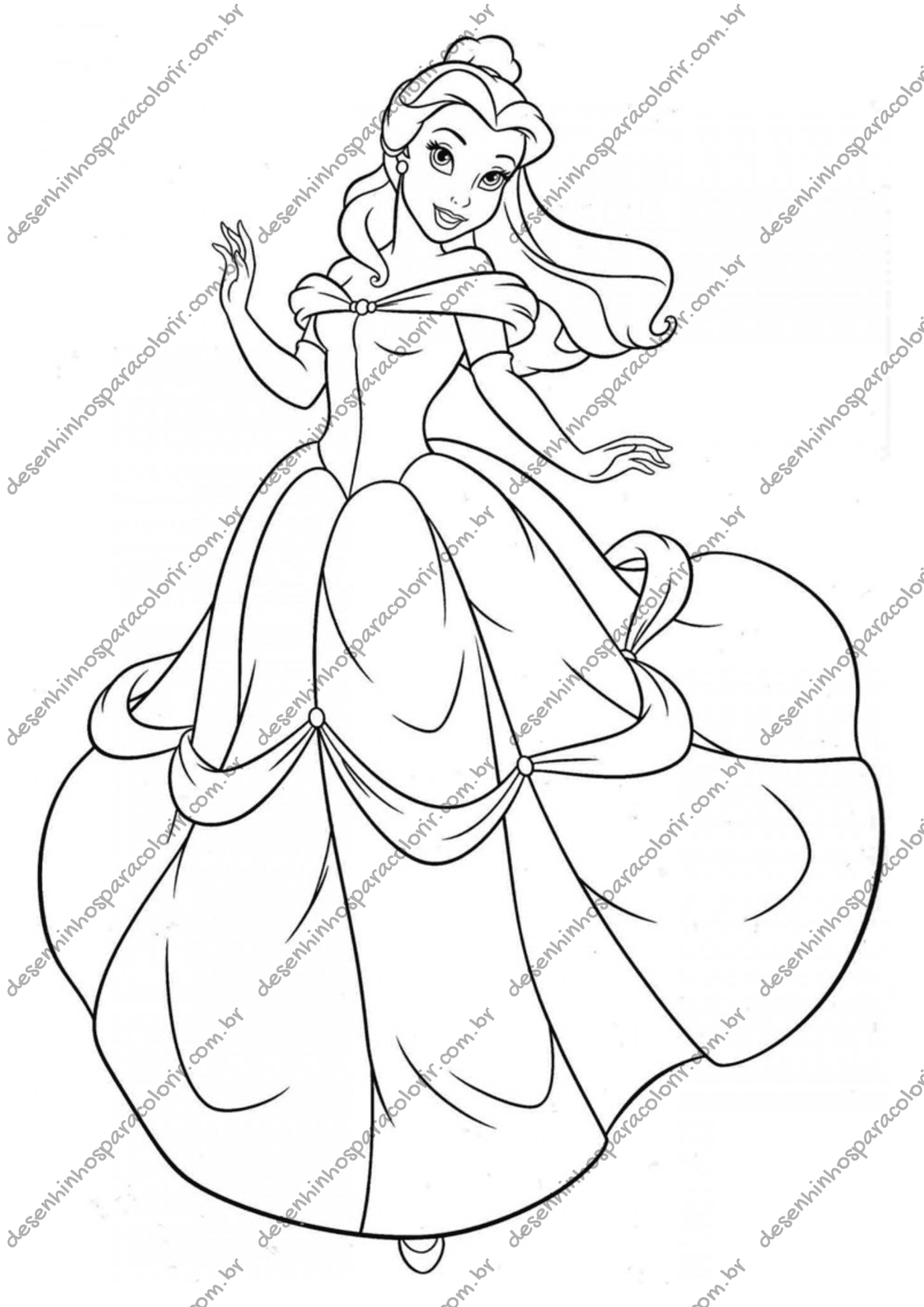 custo-benefício de livros de colorir princesas disney