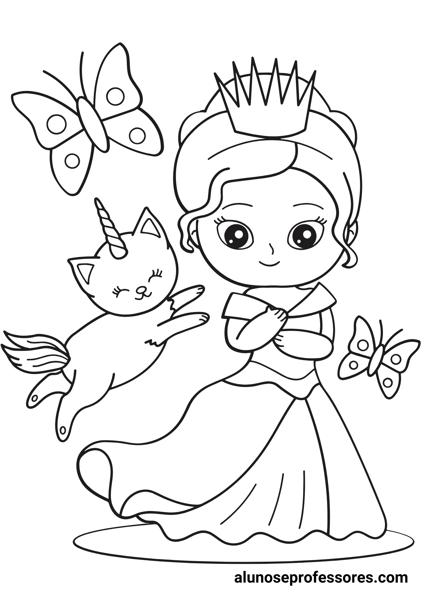 desenhos de princesas disney em estilo aquarela