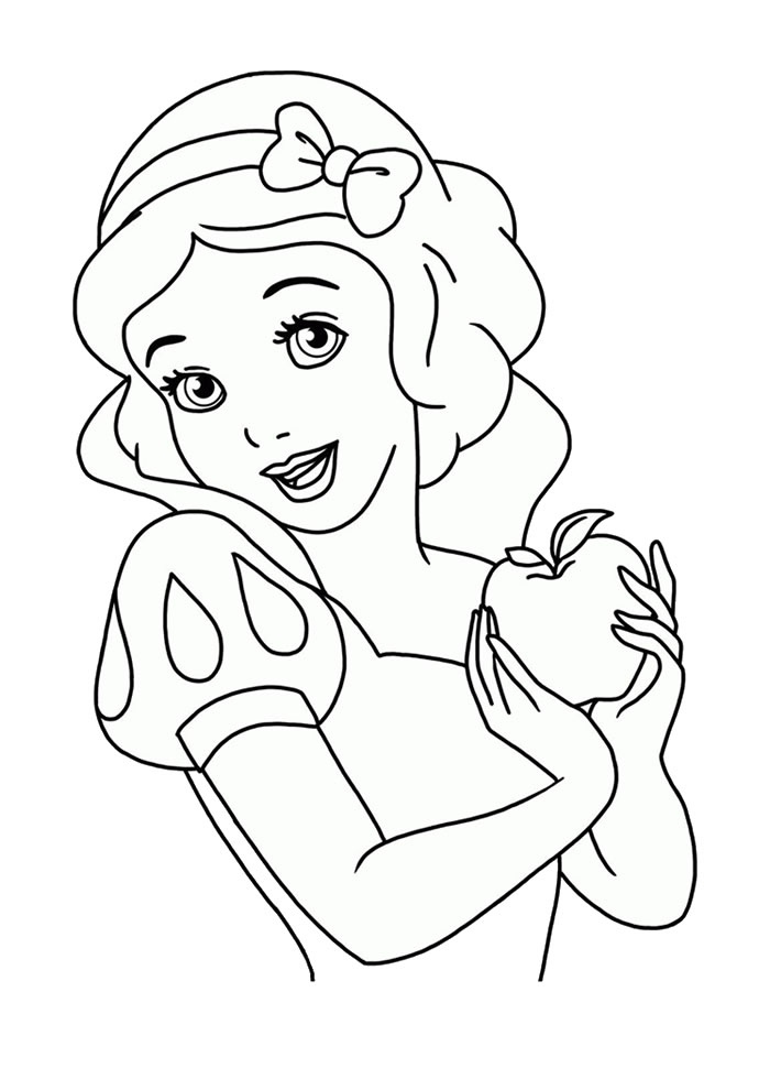 princesa da disney para colorir