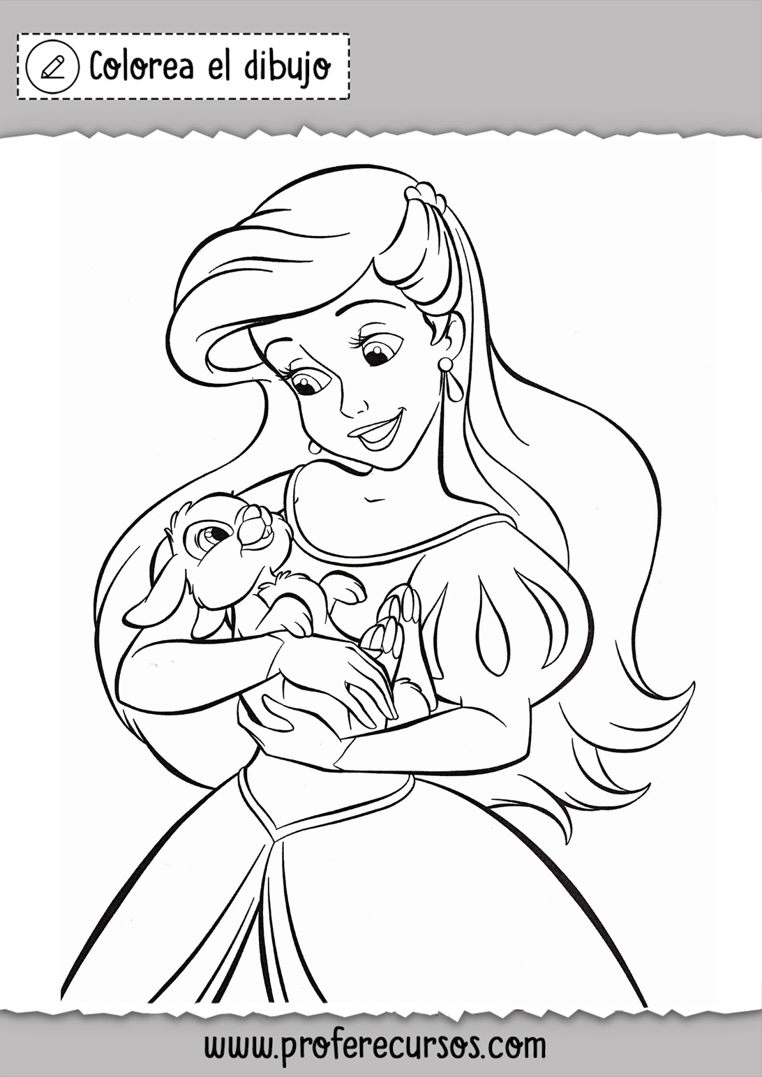 desenhos de princesas disney para colorir grátis