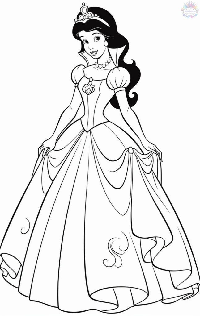 livro de colorir princesas disney