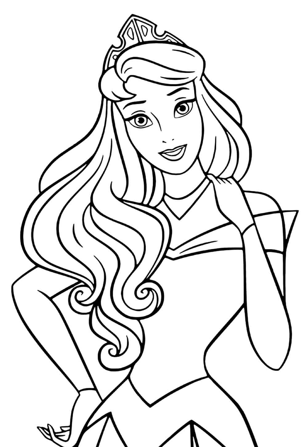 desenhos da Cinderela para colorir