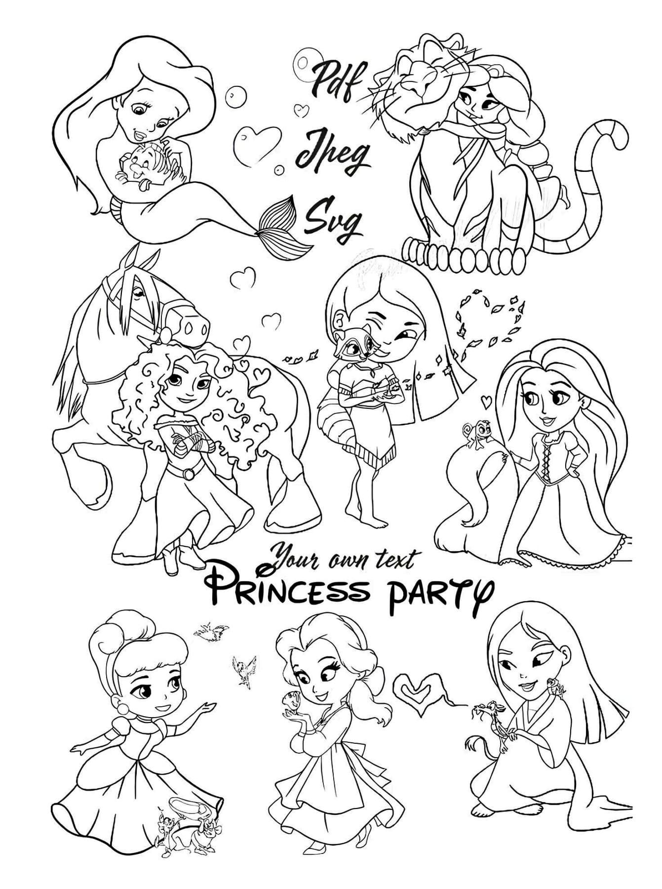 desenhos da Bela para colorir