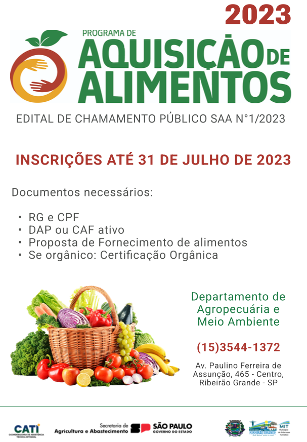 onde se inscrever no PAA Leite