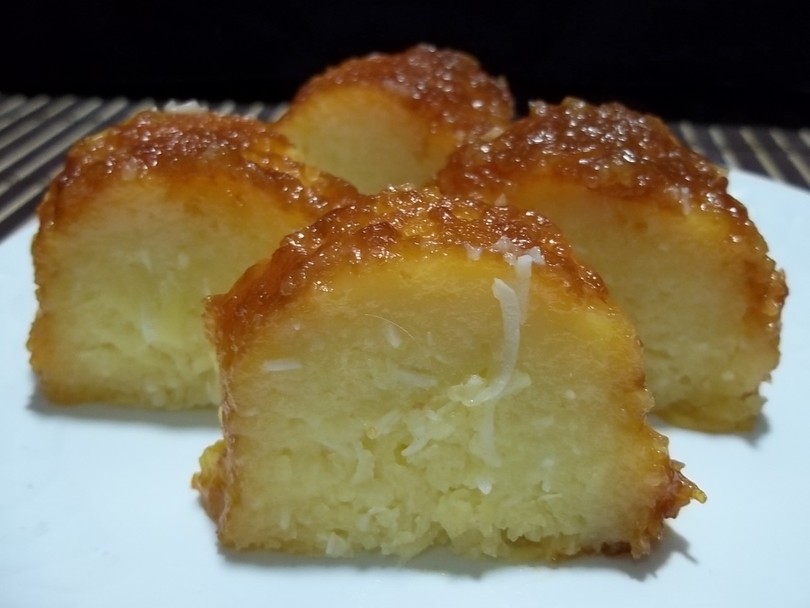 receita pudim de mandioca simples