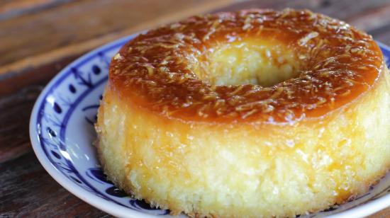 receita pudim de mandioca simples