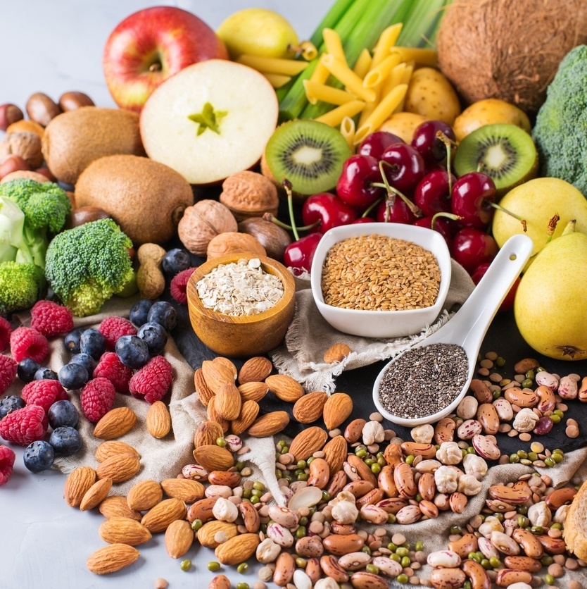 benefícios das fibras das frutas