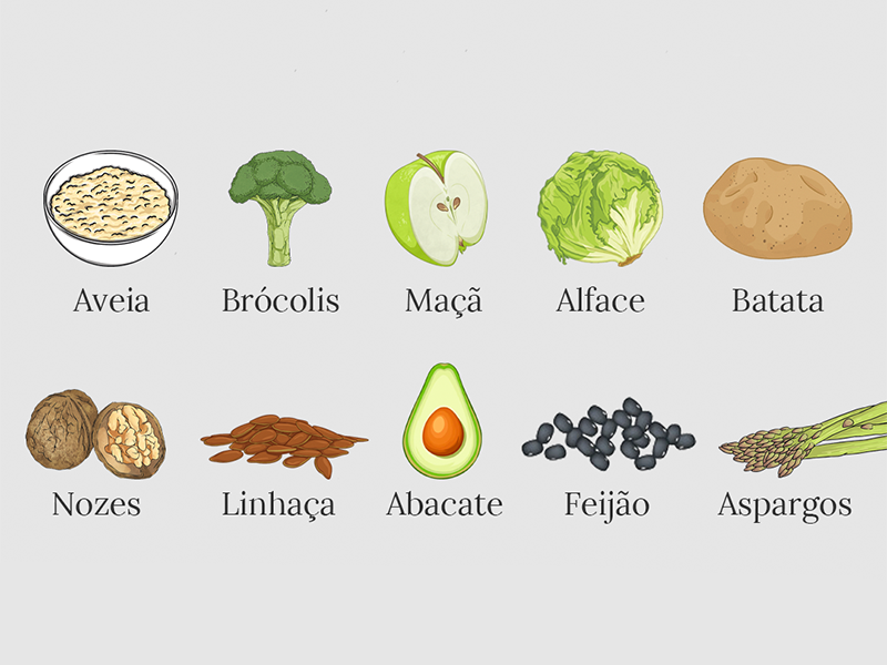 frutas com mais fibra para intestino