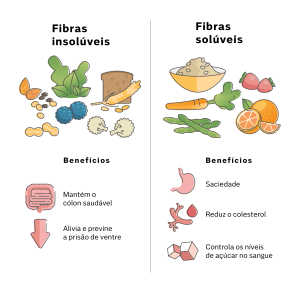fontes de fibra na dieta