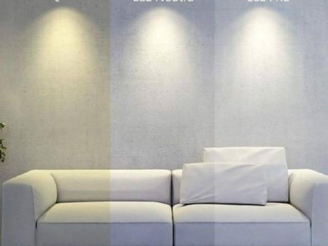 diferença entre luz quente e fria