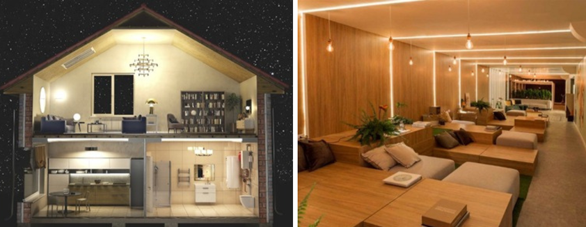 luz amarela vs luz branca