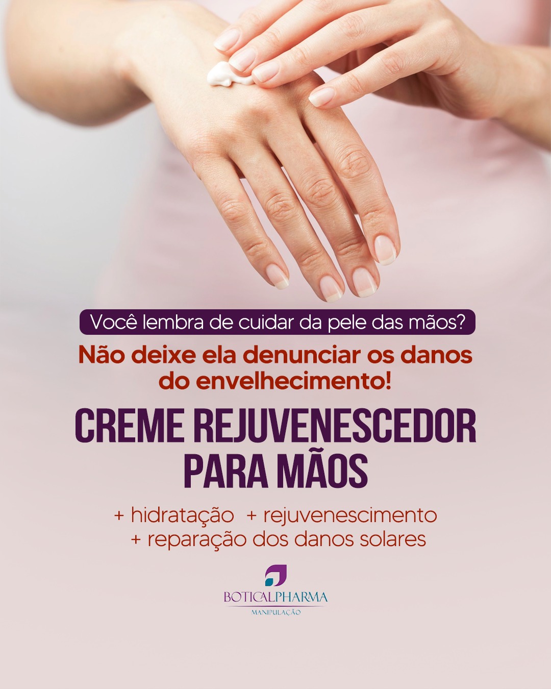 melhor creme para mãos envelhecidas