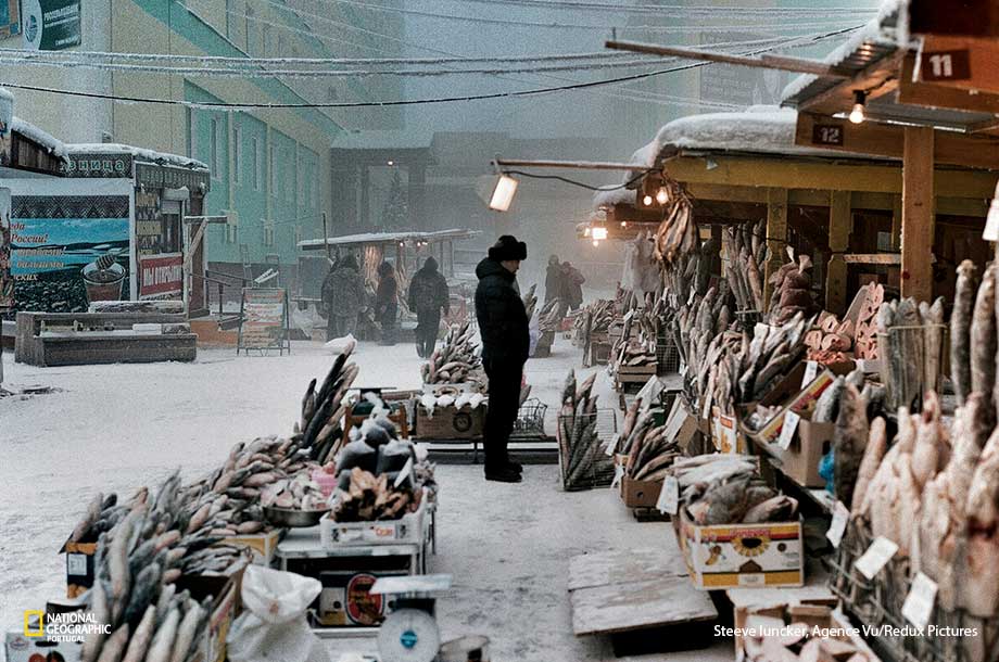 qual a temperatura mais fria ja registrada na terra