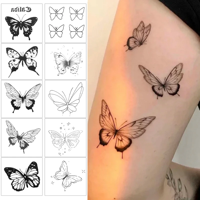 tatuagem borboleta braço
