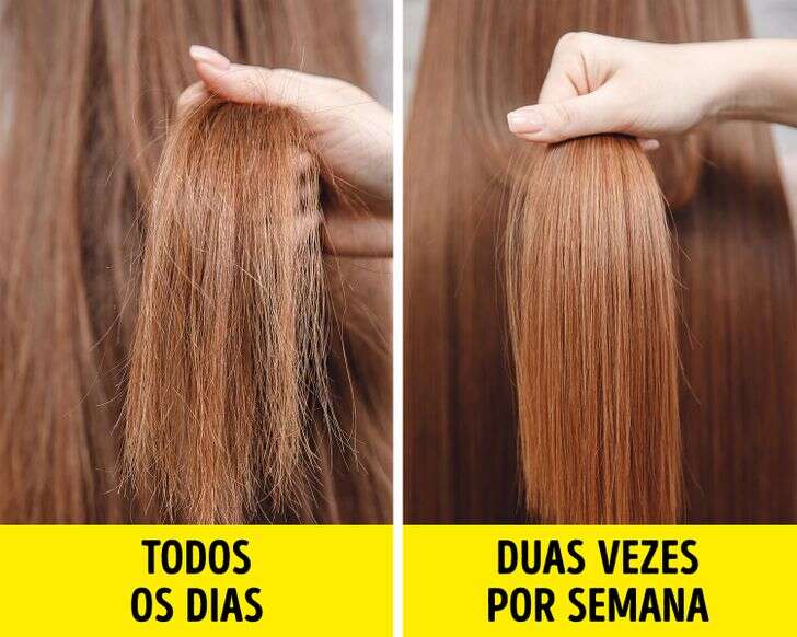 shampoo na raiz ou pontas