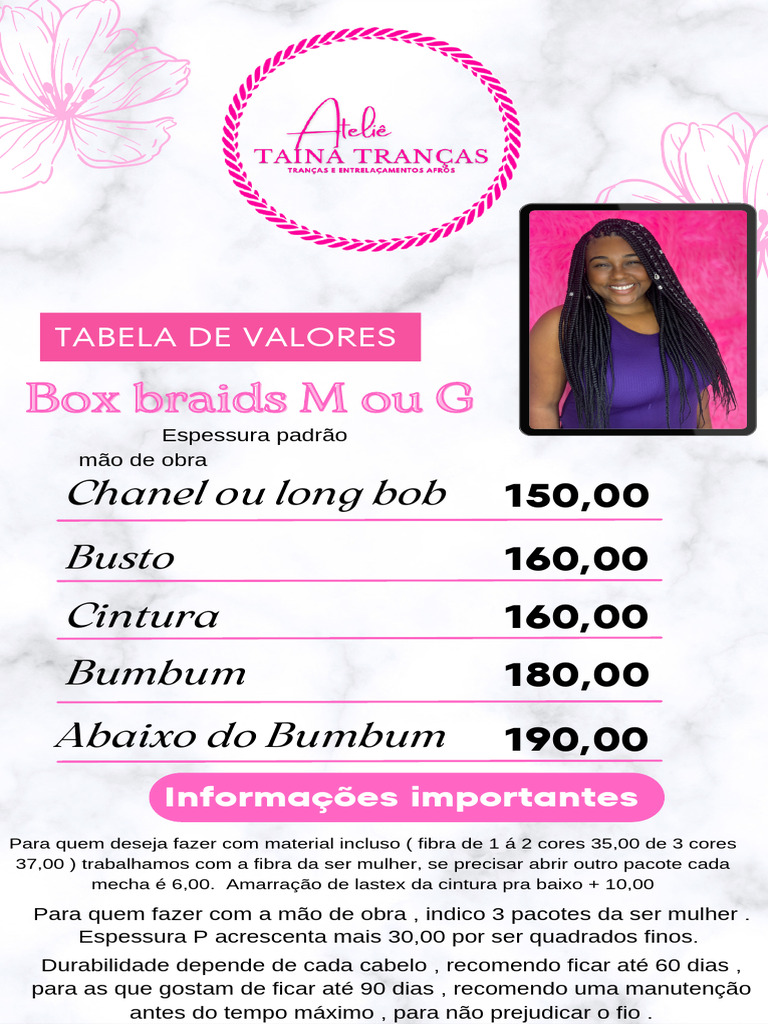ideias de tranças braids para mudar o visual