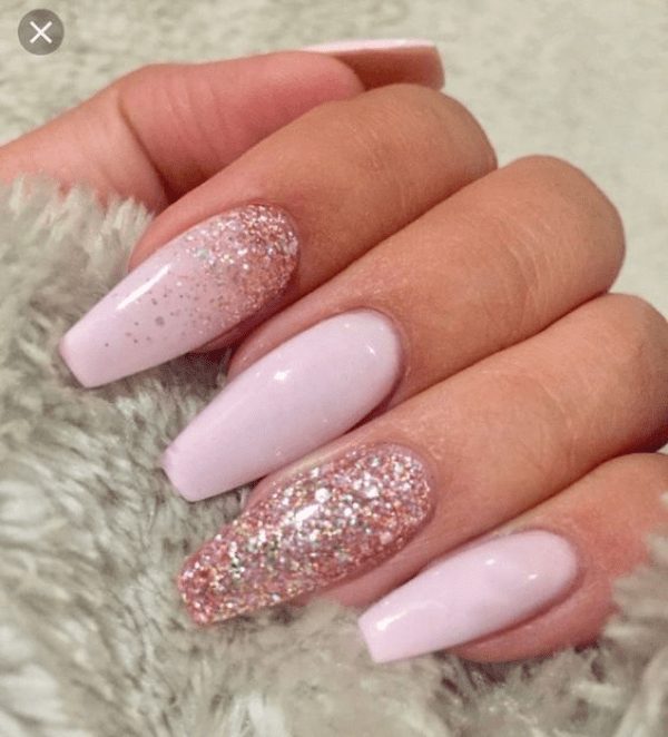 ideias de unhas bailarina rosa decoradas